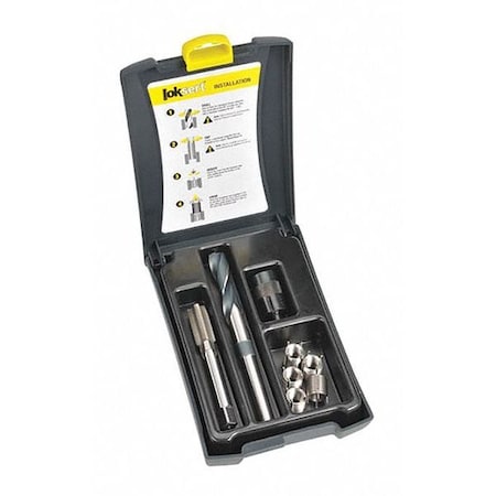 Thread Repair Kit, Key Locking Thread Inserts, Carbon Steel MPN:3620-4.00HDP