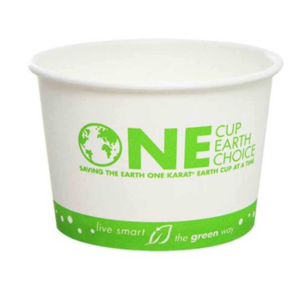 Karat Earth Paper Food Containers, 16 Oz, White, Case Of 500 Containers MPN:KE-KDP16