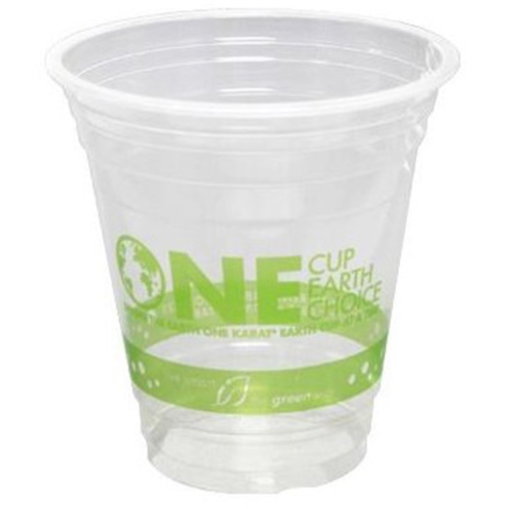 Karat Earth PLA Plastic Cups, 12 Oz, Clear, Pack Of 1, 000 Cups MPN:KE-KC12G