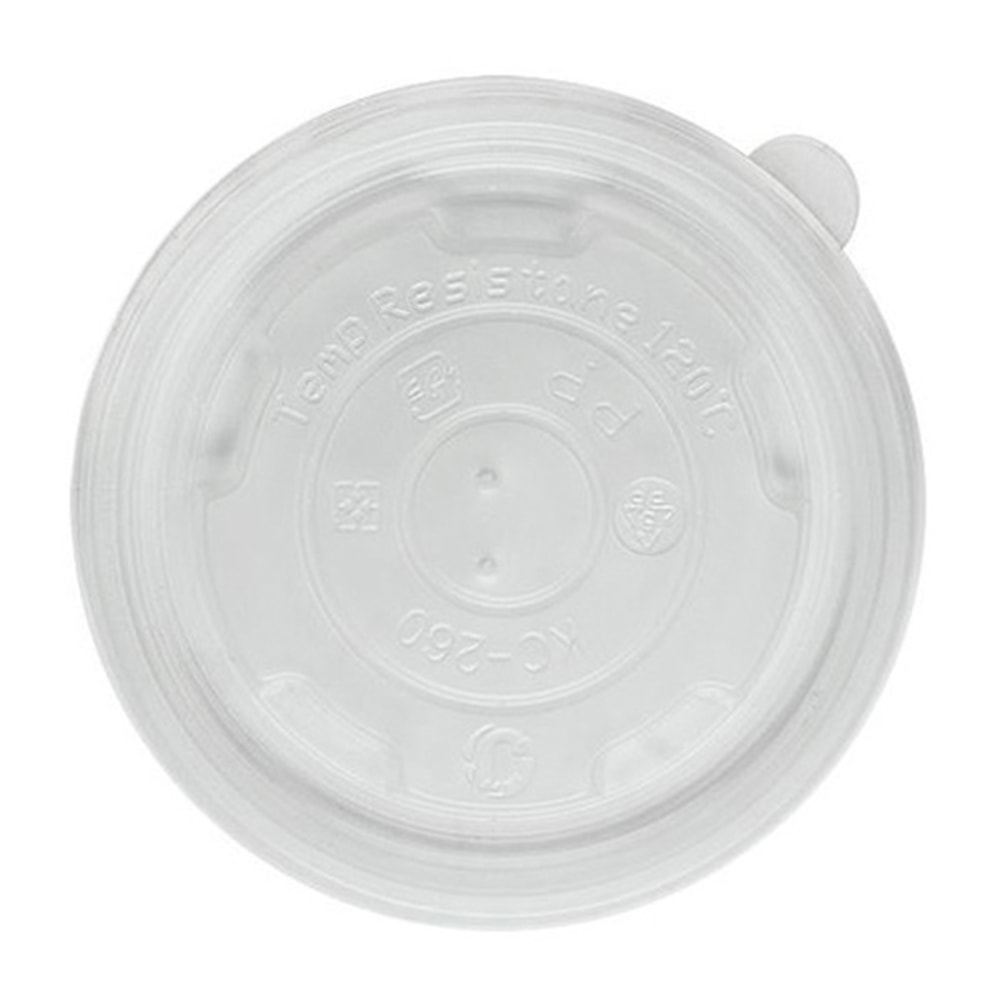 Karat Flat Lids For Hot/Cold Paper Food Cups, 3-3/4inW, Clear, Case of 1, 000 Lids MPN:C-KDL95-PP