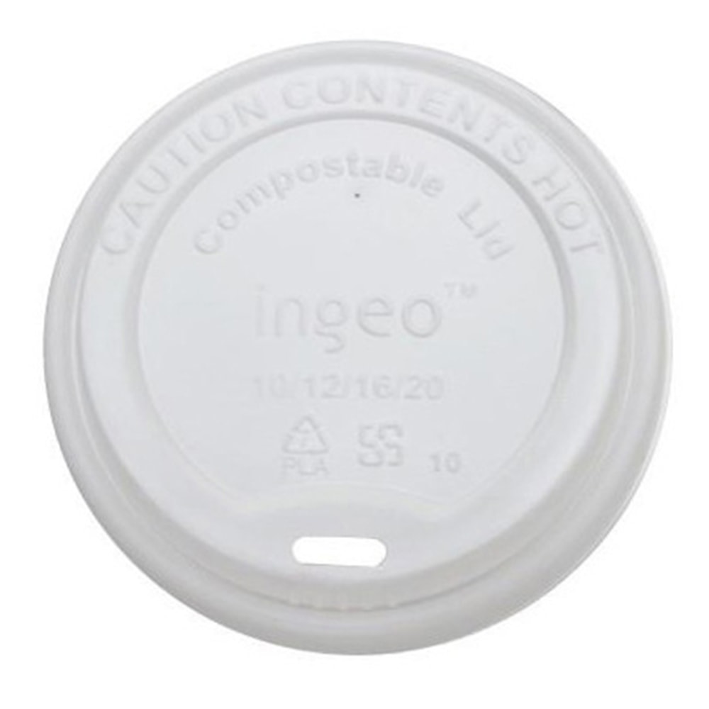 Karat Earth Dome Sipper Lids, White, Case Of 1, 000 Lids MPN:KE-KDL516