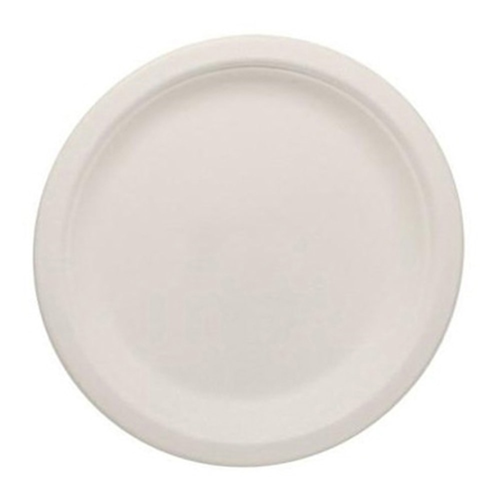 Karat Earth 7in Round Bagasse Plates, Natural, Set Of 1, 000 Plates MPN:KE-BPR07-1C