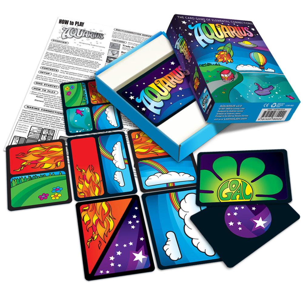 Looney Labs Aquarius Card Game MPN:LLB002
