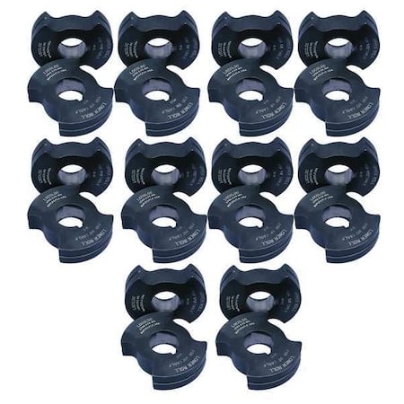 Straight Shank Terminal Die Kit, 10 Sizes MPN:M2-S-KIT