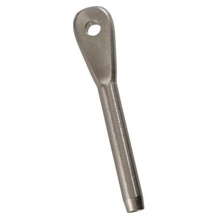 Eye End Fitting, SS, 3/32 in Rope dia. MPN:MS20668-3