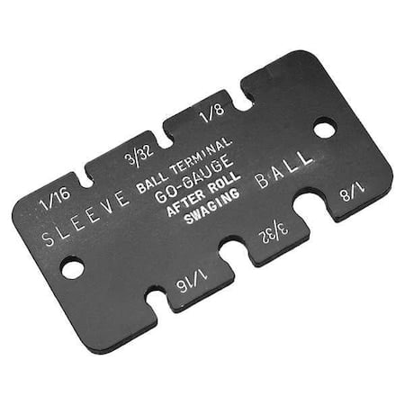 Ball Terminal Gauge, 1/16 to 1/8 MPN:GA-B24