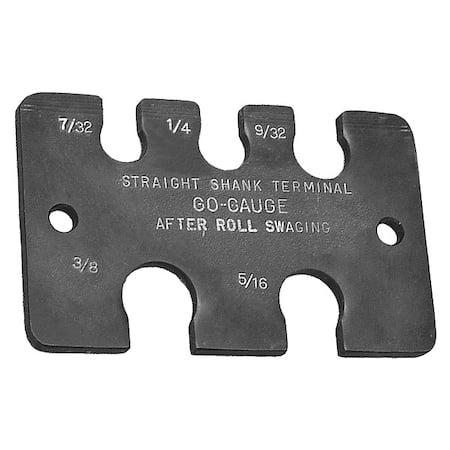 Straight Shank Terminal Gauge, 7/32-3/8 MPN:GA-S712