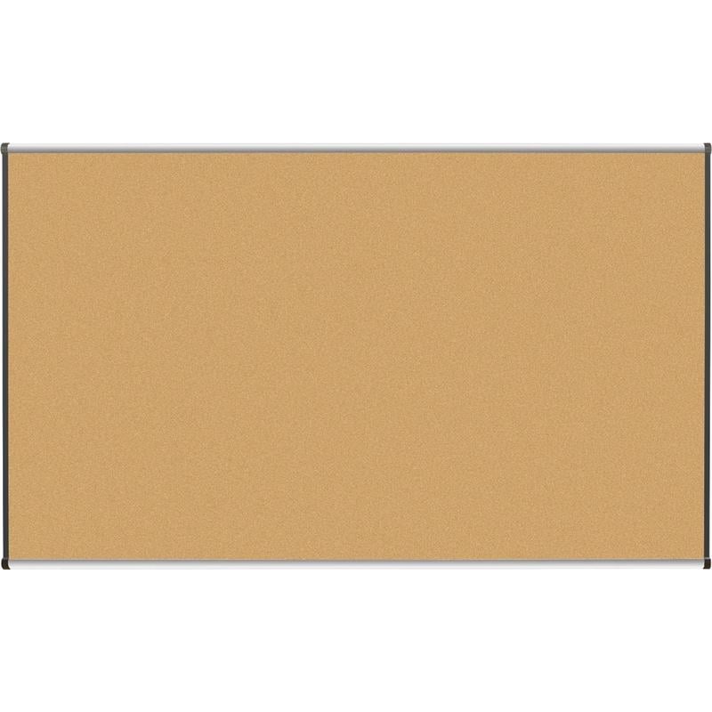 Lorell Cork Board, 72in x 48in, Aluminum Frame With Silver/Black Finish MPN:60646