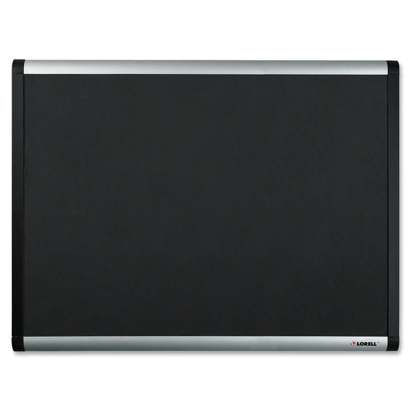 Lorell Mesh Fabric Bulletin Board, 48in x 72in, Aluminum Frame With Silver Finish MPN:75695