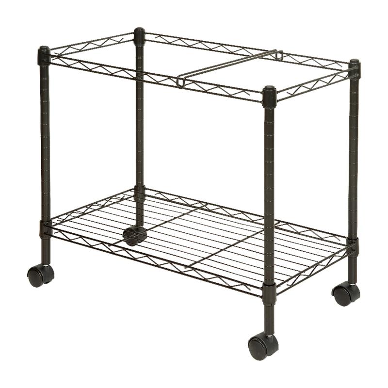 Lorell Mobile Wire File Cart, 12-7/8inW x 25-13/16inD x 20-1/2inH, Black MPN:45651