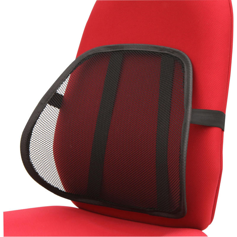 Lorell Ergo Lumbar Back Support, Mesh, Black MPN:42171