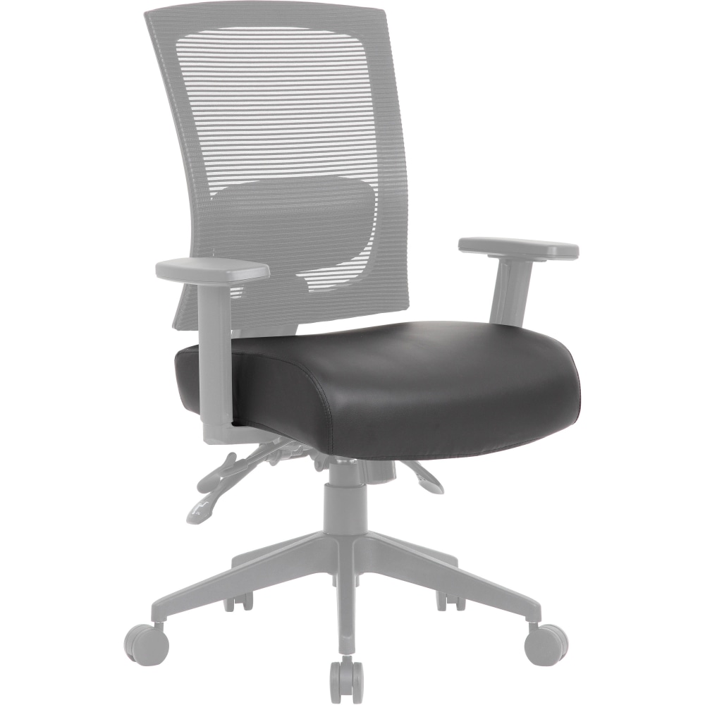 Lorell Antimicrobial Seat Cover - 19in Length x 19in Width - Polyester - Black - 1 Each MPN:00598