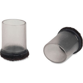 Lorell® Clear Sleeve Floor Savers - 1.25