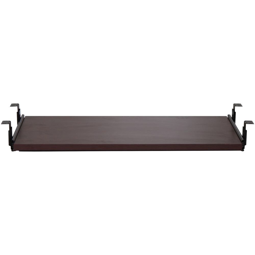 Lorell Laminate Universal Keyboard Tray, Mahogany MPN:87523