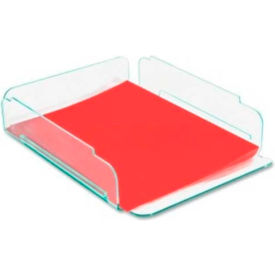 Lorell® Acrylic Single Stacking Letter Tray Green 80654