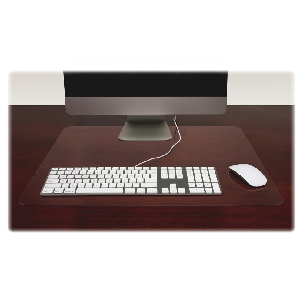 Lorell Desk Pad, 24in x 19in, Rectangle, Clear (Min Order Qty 3) MPN:39652