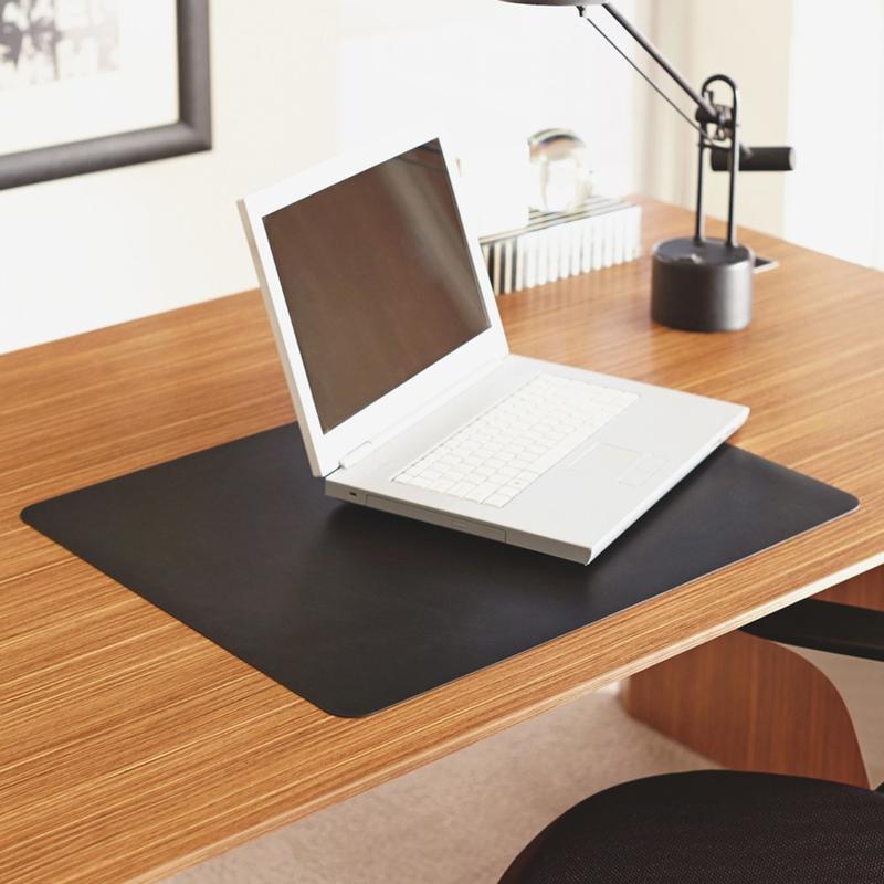 Lorell Desk Pad - Rectangular - 24in Width19in Depth - Black MPN:39655