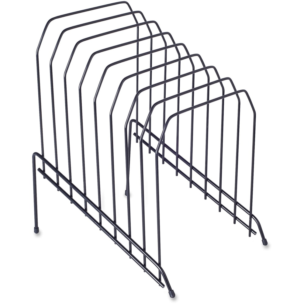Lorell Wire Step File, 8-Dividers, Black MPN:80632
