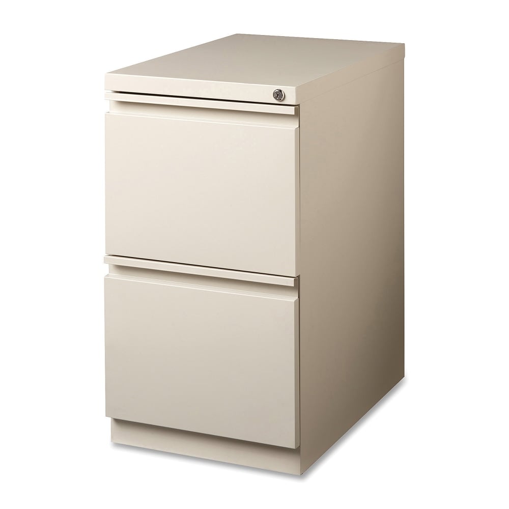 Lorell 19-7/8inD Vertical 2-Drawer Mobile Pedestal File Cabinet, Putty MPN:49523