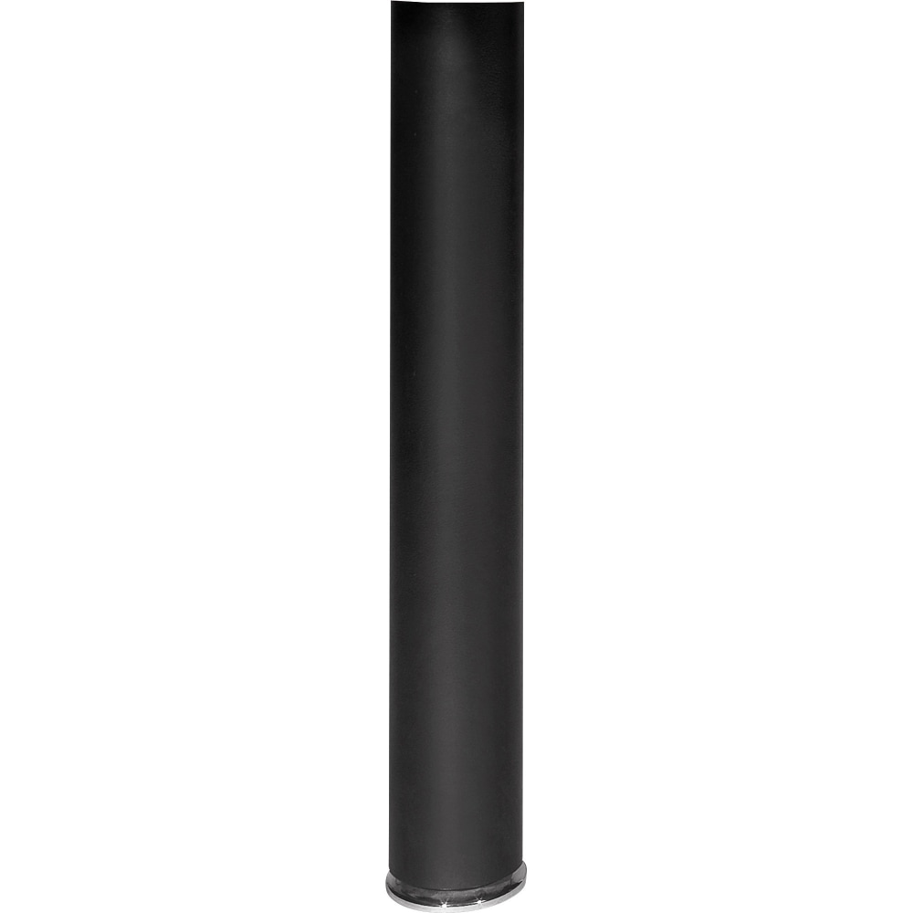 Lorell Essentials Peninsula Post Box 2/2, x 5.88inW x 5.88inD x 28inH x 3.50in Diameter, Black MPN:69381