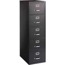 Lorell Commercial Grade 5-Drawer Legal Vertical File LLR48501 18