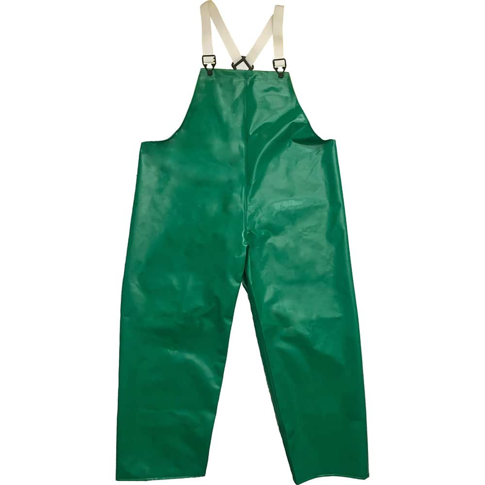 Bib Overalls & Suspenders: Size 4XL, Kelly Green, PVC, Polyester & Polyurethane MPN:250BTRGR4X