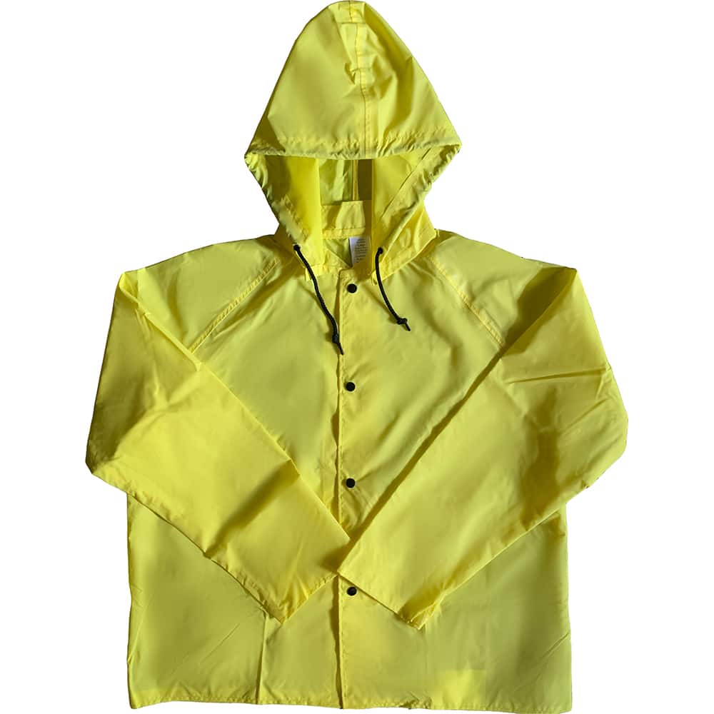 Rain Jacket: Size 5XL, Lemon Yellow, Nylon & Polyurethane MPN:410AHJYL5X