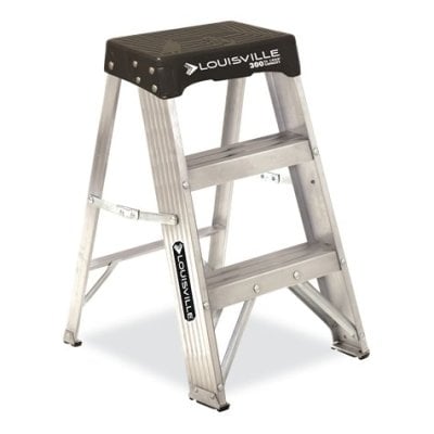 2-Foot Aluminum Step Stool 300LBS Duty Rating MPN:AS3002