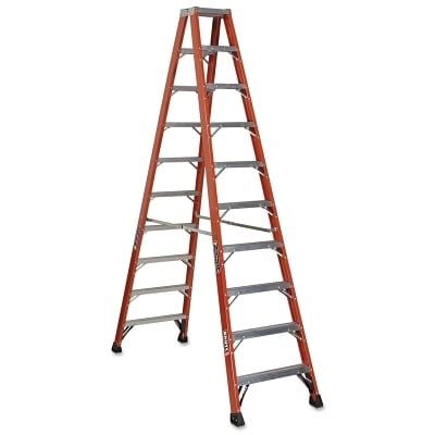 Brute 375 Fiberglass 10'TWIN Stepladder MPN:FM1410HD