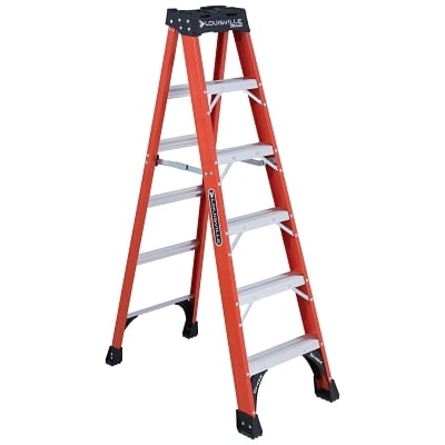 6' Brute 375 Fiberglassstep Ladder MPN:FS1406HD