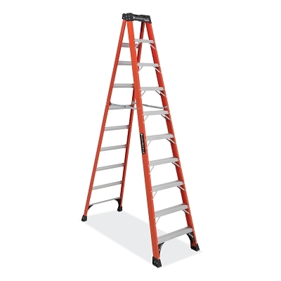 10' Brute 375 Fiberglassstep Ladder MPN:FS1410HD