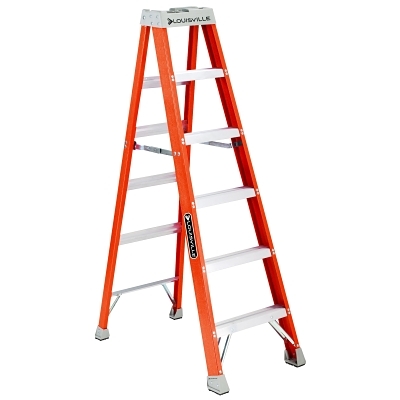 FS1506UB 6' Fiberglass Advent Step Ladder MPN:FS1506