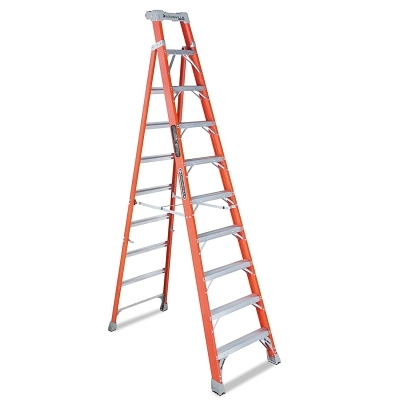 10' Advent Fiberglass Step Ladder 300LB. MPN:FS1510