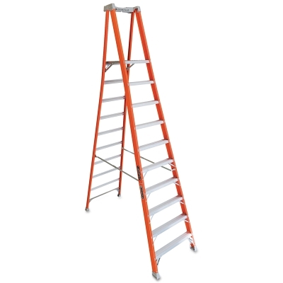 Type 1A Fiberglass Pro Platform Ladder 10' MPN:FXP1710