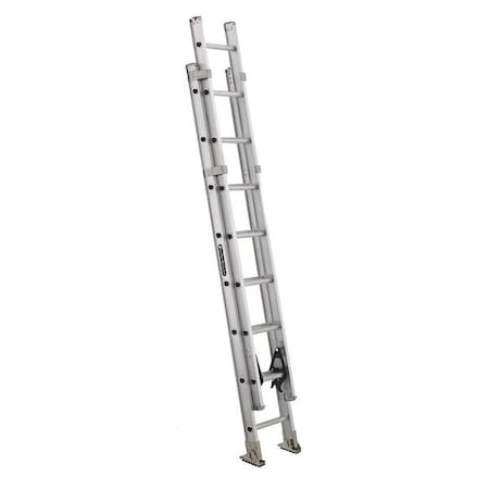 16 ft Aluminum Extension Ladder, 375 lb Load Capacity MPN:AE1216HD
