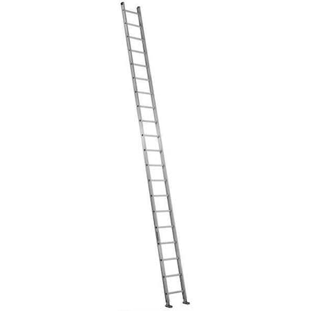 20 ft Overall H, Straight Ladder, Aluminum, Natural Finish, 300 lb Load Capacity MPN:AE2120