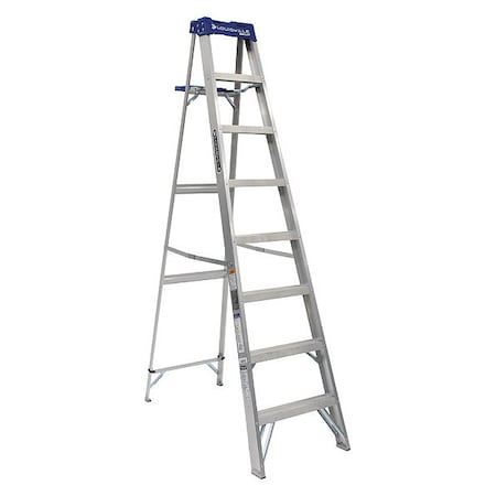 8 ft Aluminum Stepladder, 250 lb Capacity MPN:AS2108