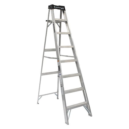 8 ft Aluminum Stepladder, 300 lb Capacity MPN:AS3008