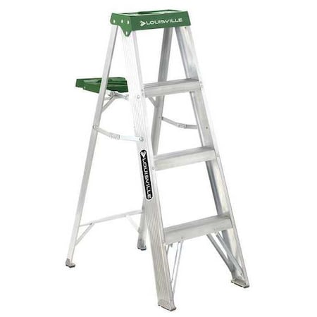 4 ft Aluminum Stepladder, 225 lb Capacity MPN:AS4004