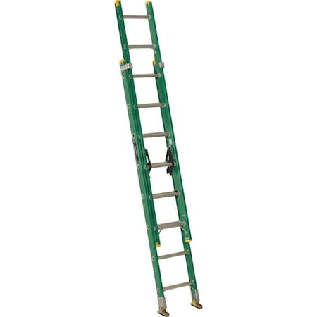 16 ft Fiberglass Extension Ladder, 225 lb Load Capacity MPN:FE0616