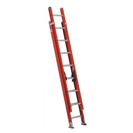 16 ft Fiberglass Extension Ladder, 300 lb Load Capacity MPN:FE3216