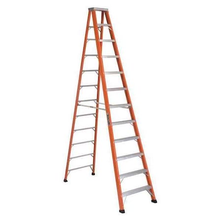 12 ft Fiberglass Stepladder, 375 lb Capacity MPN:FS1312HD