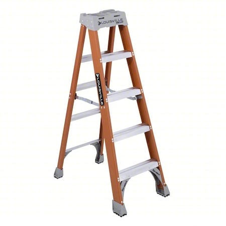 A-Frame Stepladder, Fiberglass, 5 ft, 102 in MPN:FS1505