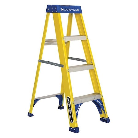 4 ft Fiberglass Stepladder, 250 lb Capacity MPN:FS2004