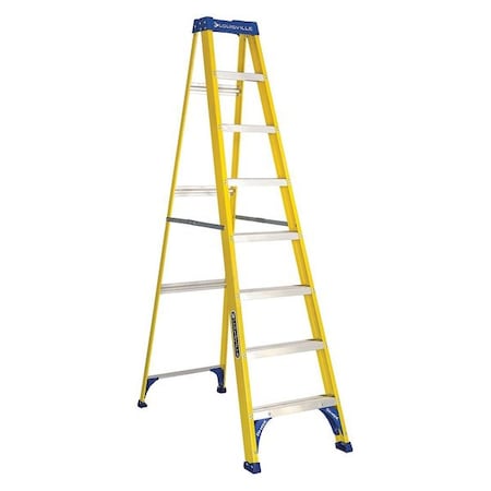 8 ft Fiberglass Stepladder, 250 lb Capacity MPN:FS2008