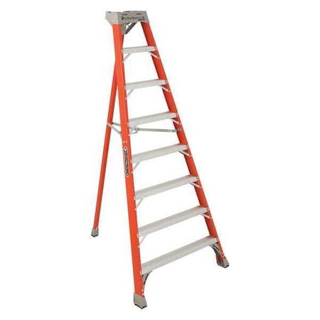 8 ft Fiberglass Tripod Stepladder, 300 lb Capacity MPN:FT1508