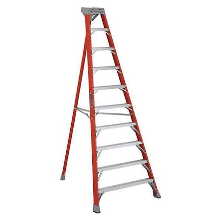 10 ft Fiberglass Tripod Stepladder, 300 lb Capacity MPN:FT1510