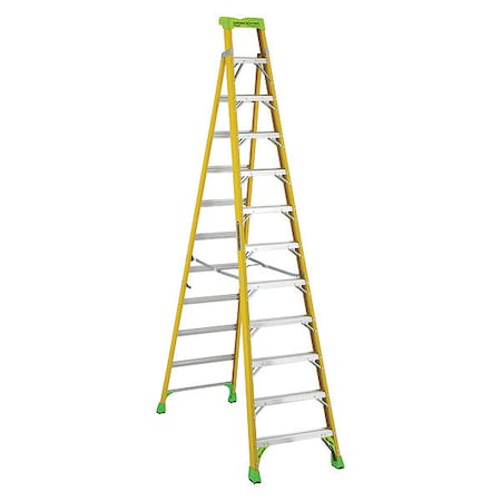 12 ft Fiberglass Stepladder, 375 lb Capacity MPN:FXS1412HD