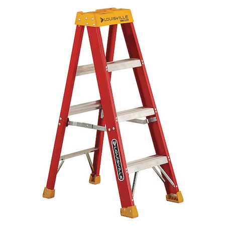 4 ft Fiberglass Stepladder, 300 lb Capacity MPN:L-3016-04