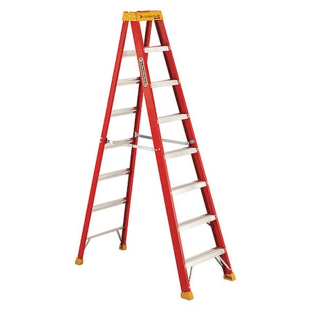 8 ft Fiberglass Stepladder, 300 lb Capacity MPN:L-3016-08